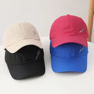 Schnelltrocknende Baseballkappe für Damen und Herren, atmungsaktiver Sommersonnenhut.