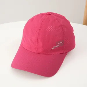 Schnelltrocknende Baseballkappe für Damen und Herren, atmungsaktiver Sommer-Sonnenschutzhut.