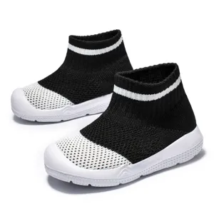 Chaussures de Marche pour Bebe en Maille Respirante Semelle Souple Antiderapante Premiers Pas Basket Enfant