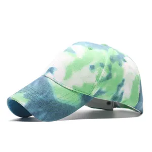 Μοντένιο καπέλο τζόκεϊ tie-dye, πολύχρωμο casual καπέλο ήλιου για άνδρες και γυναίκες.