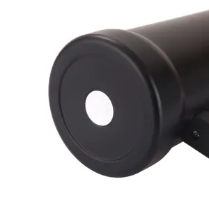 Black insulated tumbler bottom detail close up, matte stainless steel cup replacement part view.