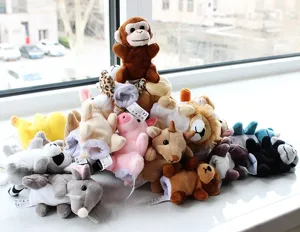 Cute animal finger puppets plush toys set for kids storytelling and party show performance