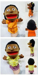 Afrikanische Handpuppen Plüschtiere interaktive Familien Puppentheater Spielzeug Großhandel