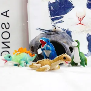 Simulation Dinosaurier Plüschtiere Gefülltes Tier Pterodaktylus Tyrannosaurus Brontosaurus Dinosaurier Haus Set Süßes Kindergeschenk
