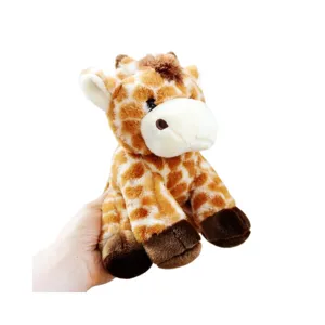 Jolie girafe peluche jouet en peluche animal sauvage doux poupée pour enfants cadeau