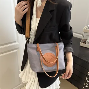 Casual commute large capacity nylon shoulder bag versatile crossbody tote bag for women.