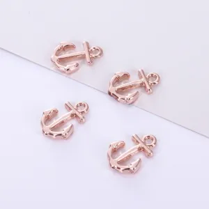 Roségold Legierung Anker Anhänger für DIY Halskette Armband Handgemachte Schmuck Zubehör.