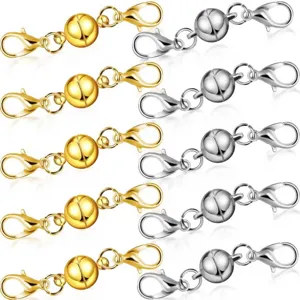 Zinc Alloy Magnetic Clasp Ball Round Shape Connectors For DIY Jewelry Making Bracelet Necklace Findings