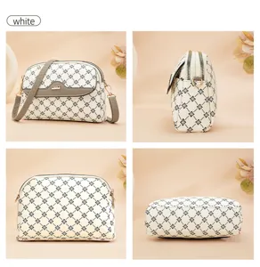 Chic women's monogram crossbody bag with large capacity for daily fashion and elegant wear.