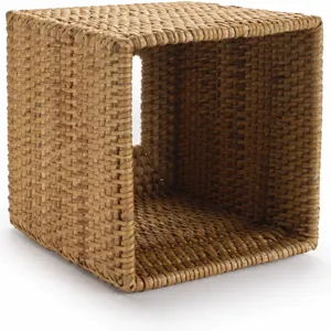 Vietnamesische Rattan Quadratische Teeschachtel Handgemachte Gewebte Papierspender Box