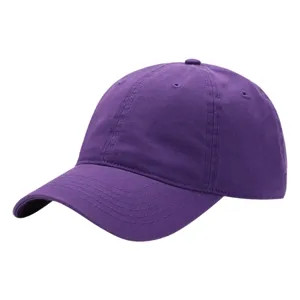 Klassieke paarse katoenen honkbalpet, effen dad hat voor dagelijkse zonwering en vrije tijd.