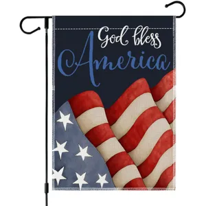 Σημαία κήπου αμερικανική σημαία God bless America εξωτερική διακόσμηση αυλής banner.