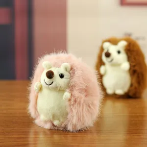 Peluche hérisson rose mignonne, poupée en peluche douce pour réconforter les enfants et déco.