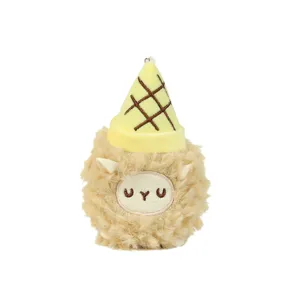 Niedlicher Eiscreme Plueschtier Schluesselanhaenger flauschige Tasche Puppe Geschenk.