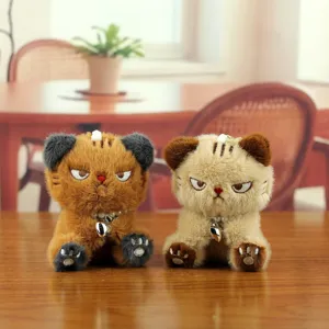Süße Katzen Plüschtier Schlüsselanhänger flauschige Cartoon Puppe Tasche Anhänger