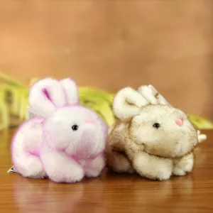 Süßer Hasen Plüschtier Anhänger, weiche Stofftier Puppe als schönes Geburtstagsgeschenk.