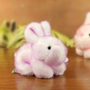 Süßes flauschiges Plüschkaninchen Hase Stofftier Dekoration weiche Kuschelpuppe Kindergeschenk