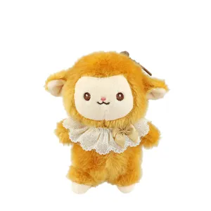 Morbido peluche pecora ciondolo portachiavi bambola animale borsa charm decorazione