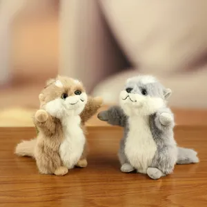 Leuke simulatie otter pluche speelset, zachte knuffelpop als prachtig cadeau voor kinderen