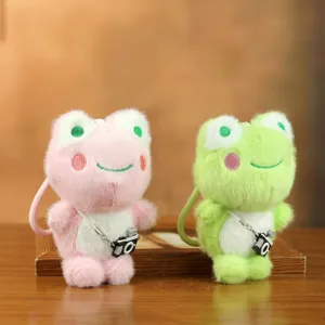 Lindo rana de peluche colgante bolso llavero juguete suave y hermoso para niñas y niños
