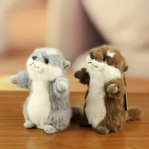 Leuke simulatie otter pluche dier pop hanger kinderscadeau decoratie mooi!