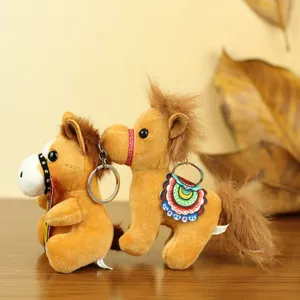 Simpatico cavallo di peluche portachiavi peluche ciondolo borsa morbido regalo carino