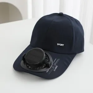 Solarpanel Ventilator Baseball Cap für Damen und Herren Outdoor Sonnenschutz Angeln Hut