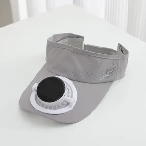 Sommer Solarventilator Sonnenblende Hut, atmungsaktive Mesh Outdoor Baseballcap fur Damen Herren