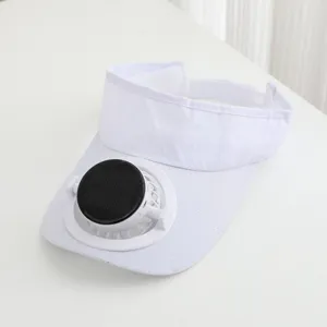 Sommer aufladbare Solar Ventilator Kappe für optimalen Outdoor Sonnenschutz und UV Abwehr.