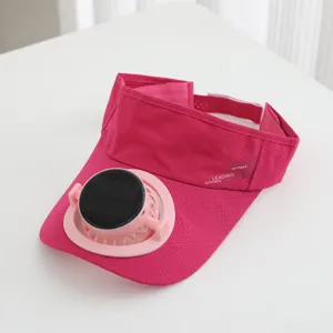 Sommer Solar Ventilator Kappe wiederaufladbare Sonnenschutz Kappe fuer Outdoor Sport Freizeit