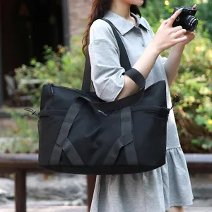 Große Kapazität Reise Shopper Tasche Damen lässige Yoga Umhängetasche Stoff Handtasche