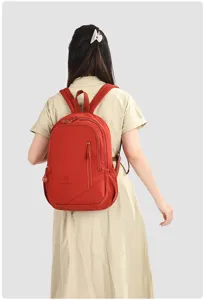 Lightweight travel backpack waterproof casual daily school bag for women large capacity book bag