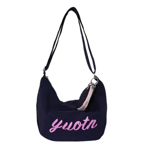 Summer dopamine color-blocking letter shoulder bag, energetic girl daily casual crossbody bag.
