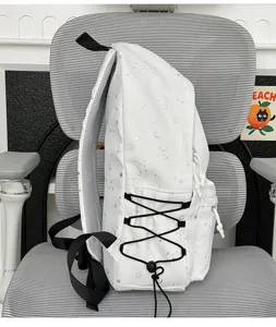 American college style star print backpack student daily casual stylish versatile bag