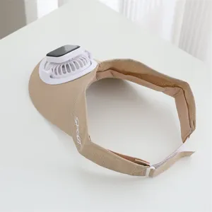 Chapeau visière soleil ventilateur solaire séchage rapide casquette sport plein air