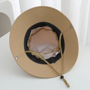 Outdoor breathable bucket hat for hiking and fishing, sun protection summer sun hat for men and women