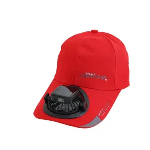Casquette de baseball ventilateur rechargeable USB d'été pour protection solaire extérieure