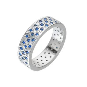 Süßer Romantischer Kupfer Strass Wellen Fischschuppen Muster Breiter Bandring Für Damen Hochzeit Party Schmuck Geschenk Zubehör