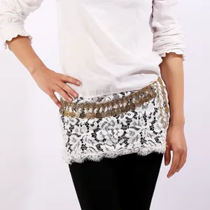 Retro metal coin waist chain belly chain tassel body jewelry for women dance party outfits