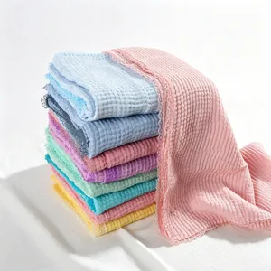 Honeycomb pleated lace scarf and headwrap with soft textured fabric in multiple colors.