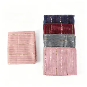 Gefalteter Pailletten-Schlangenschal, elegante Damen Wintertücher und Schals in vielen Farben.