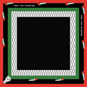 Pañuelo de Gasa Estampado 110cm Chal Impresión Digital Protección Solar Palestina Hijab