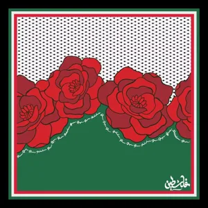 Flores estampadas voile cuadrado hiyab bufanda elegante mujeres musulmanas chal wrap 110cm