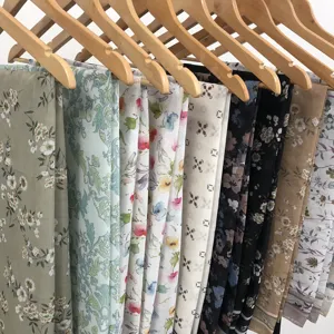 High-quality floral print voile headscarf Malaysian hijab breathable sun protection scarf detail