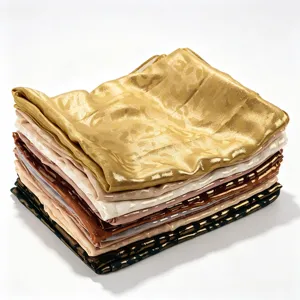Chiffon hot stamping leopard print scarf stacked details, smooth draping texture fabric.