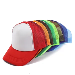 Moderna gorra de camionero de malla colorida gorra de beisbol clasica de verano top