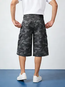 Pantaloncini cargo mimetici uomo estate casual tattici pantaloni cinque punti streetwear