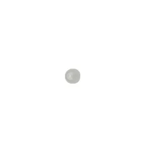 Transparent milky white acrylic round bead straight hole DIY handmade jewelry making accessory.