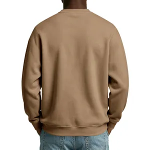 Minimalistischer Herren Pullover mit Rundhalsausschnitt für Freizeit im Herbst und Winter.