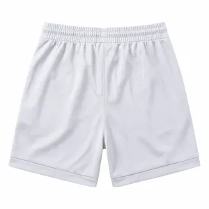 Men white mesh sports shorts quick dry breathable casual fitness beach summer activewear